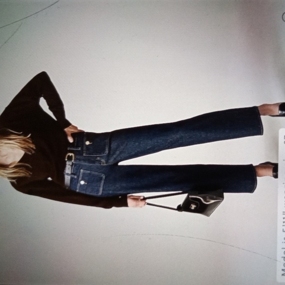 J.Crew Wide Leg Sailor Jean All Day Stetch Women 32 Cropped - Picture 2 of 11